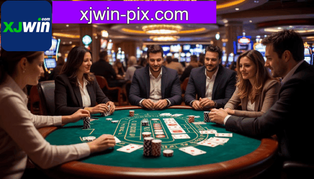 Tela inicial do app xjwin com catálogo de jogos e eventos